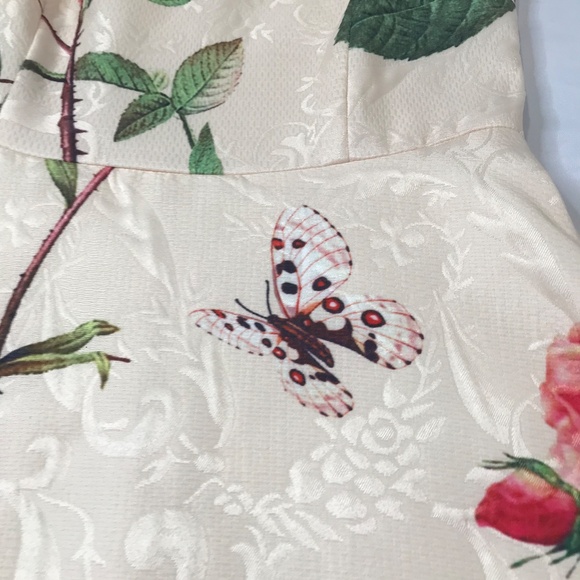 L’Atiste Boutique Dress Floral Fit & Flare • Textured Jacquard • Sleeveless - Picture 15 of 16